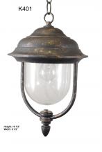 Melissa Lighting K401 - Kiss Lighting K400 Series Hanging Model K401 Small Outdoor Wall Lantern