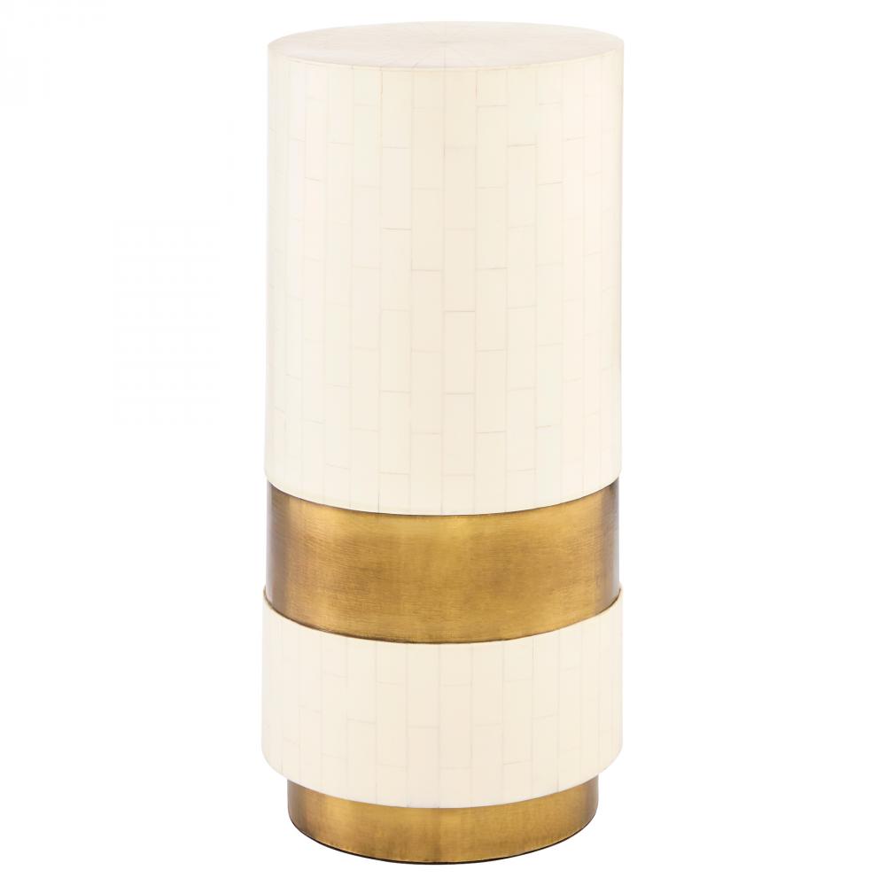Monaco Side Tbl|Faux Bone