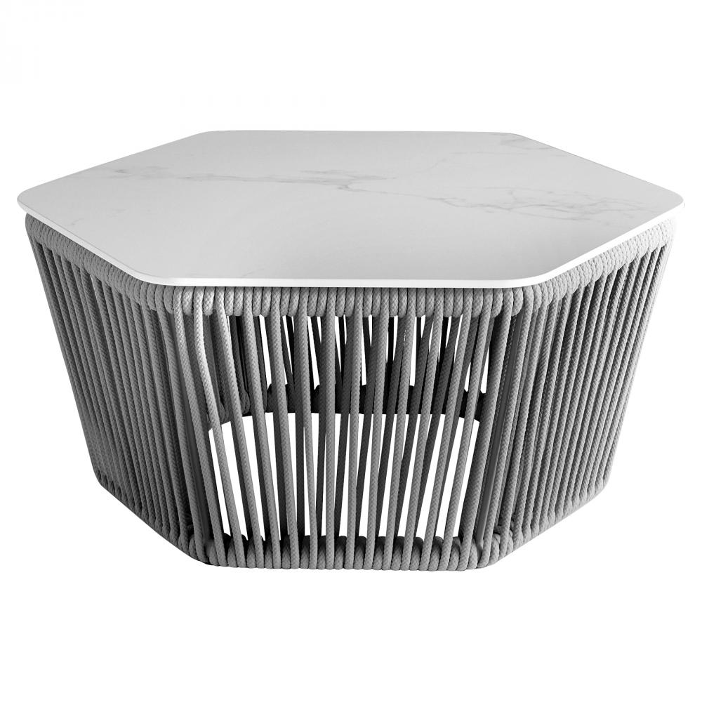 Hexagon Table|Grey|Wht