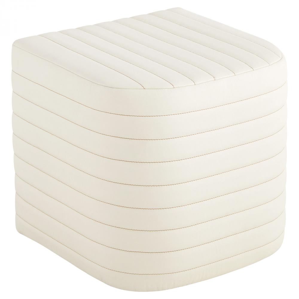 Channel Ottoman | Off-White