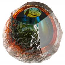 Cyan Designs 12052 - Halley Vase | Blue | Amber | Clear - Small