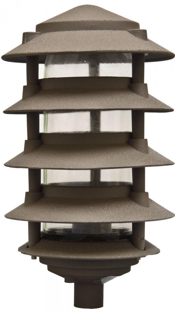 PAGODA FIX 5 TIER 6"TOP 3"BASE INCAND 120V