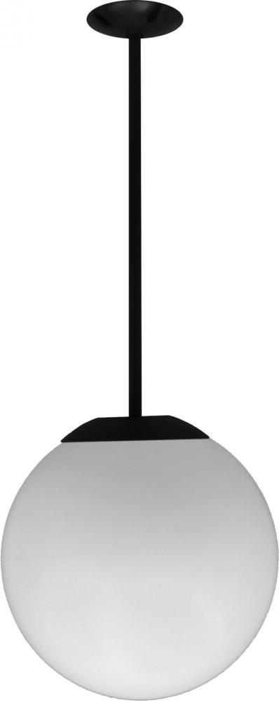 13" CEILING GLOBE FIX 18" DROP 16W LED 120V