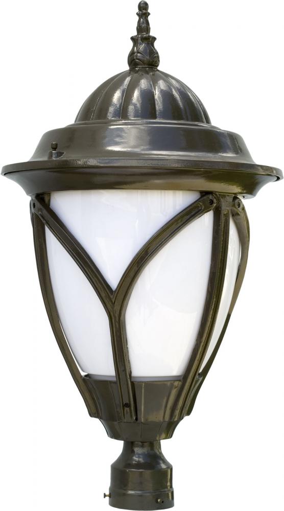 CAST ALUM ACORN POST TOP FIX 26W DL-S26-GU24 120V