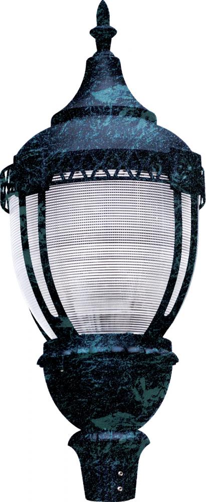 CAST ALUM ACORN POST TOP FIX LED 120W 120-277V 41K
