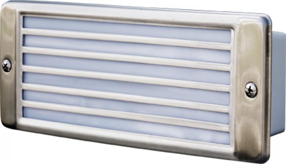 SS304 STEP LIGHT LOUVERED 20W 2 X 20W JC 12V