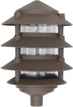 Dabmar D5101-BZ - PAGODA FIX 4 TIER 6"TOP 1/2" BASE G24 2 PIN 12W 60 LED