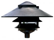 Dabmar D5300-B - PAGODA FIX 3 TIER 10"TOP 1/2"BASE INCAND 120V