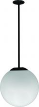 Dabmar D7500-24-LED16-B - 13" CEILING GLOBE FIX 24" DROP 16W LED 120V