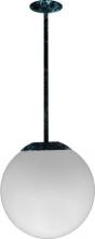 Dabmar D7511-18-VG - 16" CEILING GLOBE FIX 18" DROP 35W MH 120V