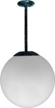 Dabmar D7512-12-VG - 18" CEILING GLOBE FIX 12" DROP 35W MH 120V