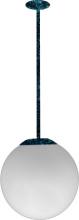 Dabmar D7512-24-VG - 18" CEILING GLOBE FIX 24" DROP 35W MH 120V