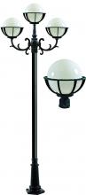 Dabmar GM2630-VG - CAST ALUM 10" GLOBE POST LIGHT FIX 3 X INCAND 120V