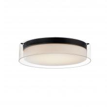 Maxim 12284CLSWBK - 16" Flush Mount- Black