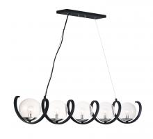 Maxim 35105CDBKPN - Curlicue-Multi-Light Pendant