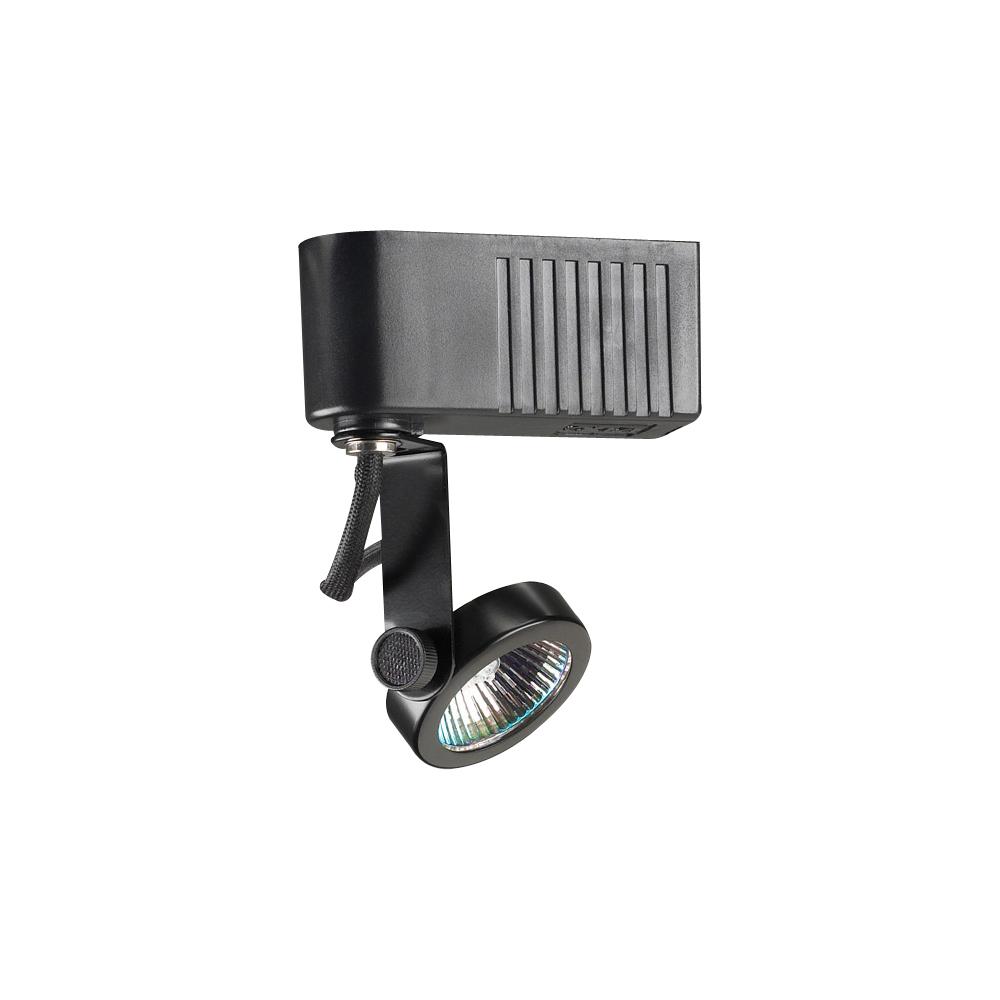 Track Lighting 1 Light Gimbal-12v. Collection TR10 BK