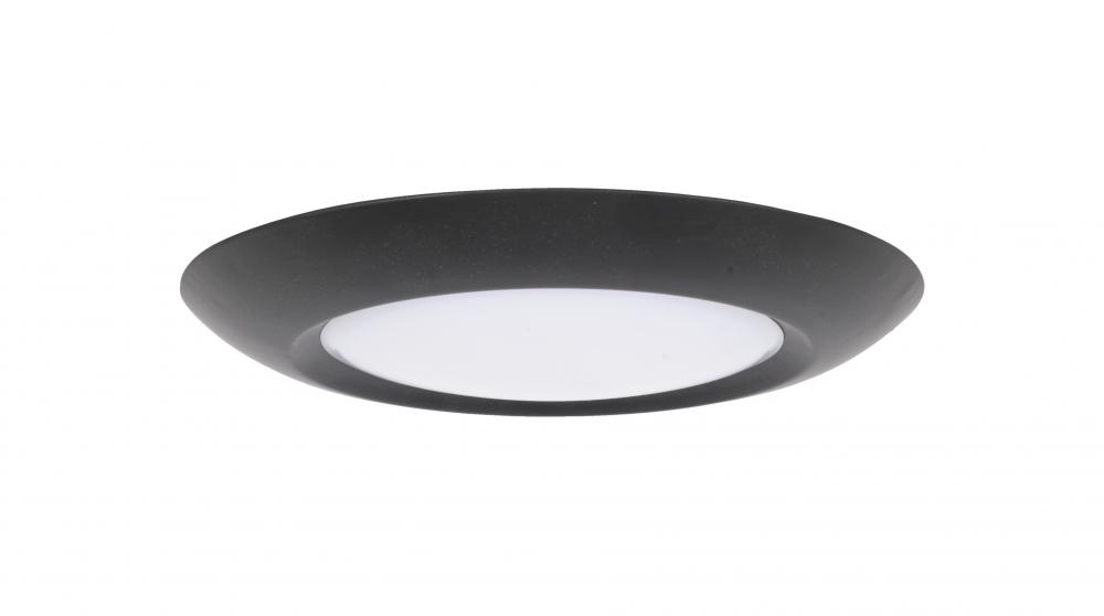 Slim Line 1 Light 11" LED Flushmount in Flat Black