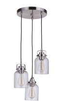 Craftmade 53692-BNK - 3 Light Pendant