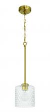 Craftmade 60591-SB - 1 Light Mini Pendant