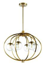 Craftmade 45526-SB - Piltz 6 Light Chandelier in Satin Brass