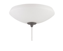 Craftmade LKE201WF-LED - White Frost Glass w/2x9w LED, w/4 Finials
