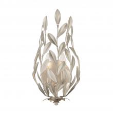 Crystorama 561-SA - Broche 2 Light Antique Silver Sconce