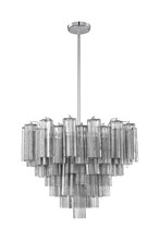 Crystorama ADD-312-CH-SM - Addis 12 Light Polished Chrome Chandelier