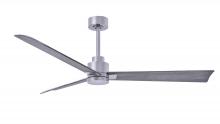 Matthews Fan Company AK-BN-BW-56 - Alessandra 3-blade transitional ceiling fan in brushed nickel finish with barnwood blades. Optimiz