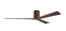 Matthews Fan Company IR3H-WN-WA-72 - Irene-3H three-blade flush mount paddle fan in Walnut finish with 72” solid walnut tone blades.?