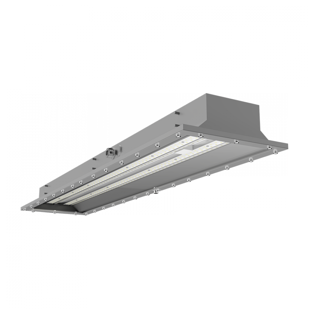 HAZARDOUS LOCATION 1X4 60W 5000K PENDANT CEILING MOUNT W/MVS SENSOR GRAY