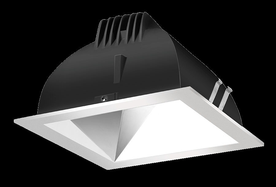 RECESSED DOWNLIGHTS 12 LUMENS NDLED4SD 4 INCH SQUARE UNIVERSAL DIMMING 80 DEGREE BEAM SPREAD 2700K