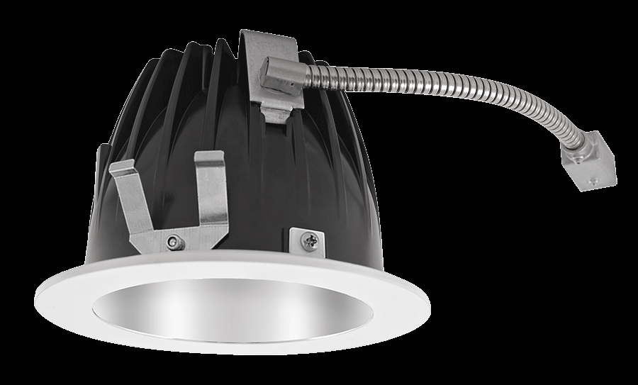 RECESSED DOWNLIGHTS 12 LUMENS NDLED4RD 4 INCH ROUND UNIVERSAL DIMMING 50 DEGREE BEAM SPREAD 3000K