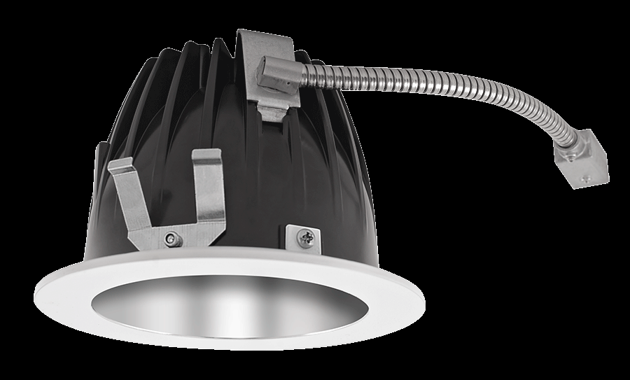 RECESSED DOWNLIGHTS 20 LUMENS NDLED6RD 6 INCH ROUND UNIVERSAL DIMMING 80 DEGREE BEAM SPREAD 3500K