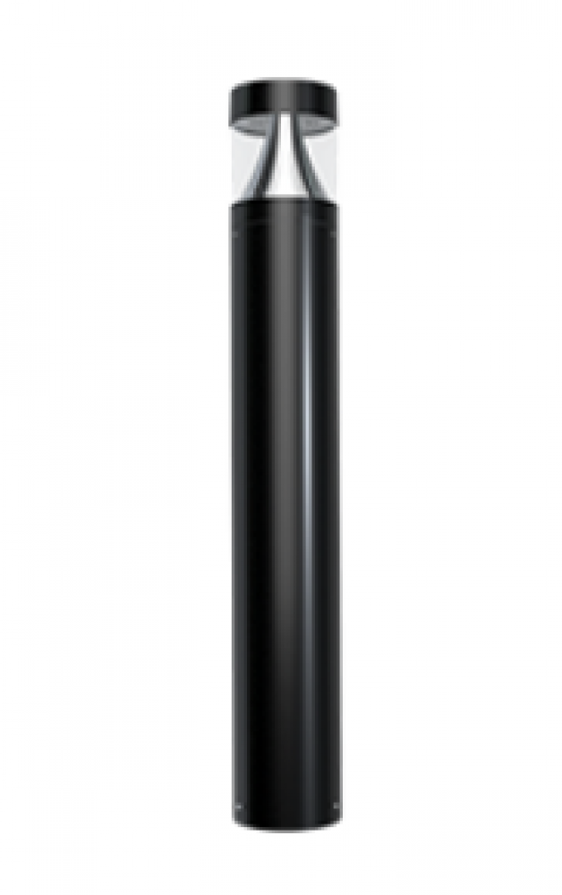 BOLLARD B17 24/19/14W 5000K/4000K/3000K ROUND-FLAT BLACK