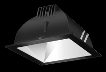 RAB Lighting NDLED6SD-50YY-M-B - RECESSED DOWNLIGHTS 20 LUMENS NDLED6SD 6 INCH SQUARE UNIVERSAL DIMMING 50 DEGREE BEAM SPREAD 2700K