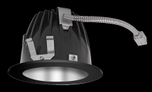 RAB Lighting NDLED6RD-50NHC-S-B - RECESSED DOWNLIGHTS 20 LUMENS NDLED6RD 6 INCH ROUND UNIVERSAL DIMMING 50 DEGREE BEAM SPREAD 4000K