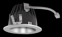 RAB Lighting NDLED6RD-80N-S-S - RECESSED DOWNLIGHTS 20 LUMENS NDLED6RD 6 INCH ROUND UNIVERSAL DIMMING 80 DEGREE BEAM SPREAD 4000K