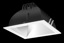 RAB Lighting NDLED6SD-50YNHC-M-W - RECESSED DOWNLIGHTS 20 LUMENS NDLED6SD 6 INCH SQUARE UNIVERSAL DIMMING 50 DEGREE BEAM SPREAD 3500K