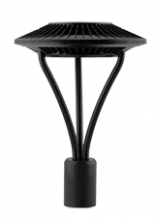 RAB Lighting ALED5T26NK - AREA LIGHTS 3646 LUMENS ALED TYPE V 26W 4000K POLE MOUNT BLACK