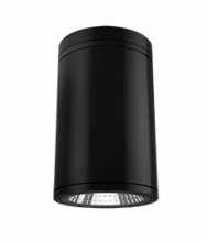 RAB Lighting CD34FA6SP-30-709-KC - CYL34 6" 30W 2910LM 5CCT FA CRI90 70D 0-10V SURFACE+PENDANT BLACK CLEAR LENS