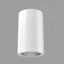 RAB Lighting CD34FA4SP-20-509-WF - CYL34 4" 20W 1760LM 5CCT FA CRI90 50D 0-10V SURFACE+PENDANT WHITE FROSTED LENS