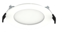 RAB Lighting WFRL4R10.59FA120WS - RECESSED DOWNLIGHTS 800 LUMENS WAFER EDGE-LIT 10.5W 4 INCHES ROUND 90CRI ADJUSTABLE 2700/3500/4000