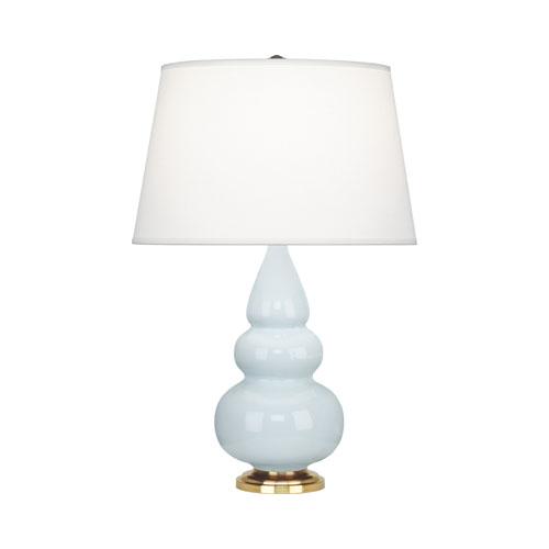 Baby Blue Small Triple Gourd Accent Lamp