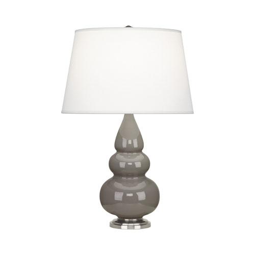 Smokey Taupe Small Triple Gourd Accent Lamp