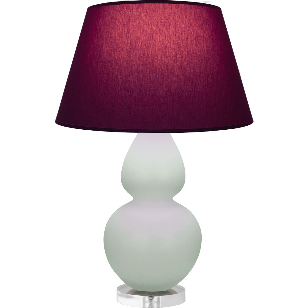 Matte Celadon Double Gourd Table Lamp