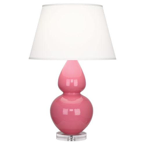 Schiaparelli Pink Double Gourd Table Lamp