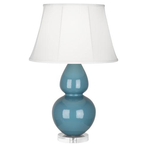 Steel Blue Double Gourd Table Lamp