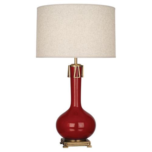 Oxblood Athena Table Lamp