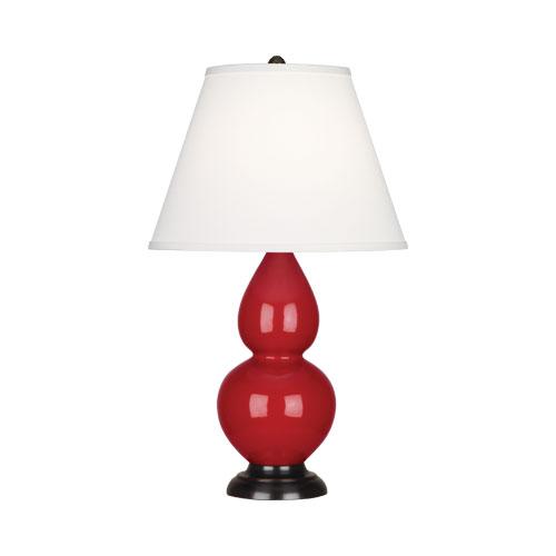 Ruby Red Small Double Gourd Accent Lamp