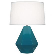 Robert Abbey 934 - Peacock Delta Table Lamp